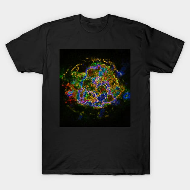 Black Panther Art - Glowing Edges 589 T-Shirt by The Black Panther